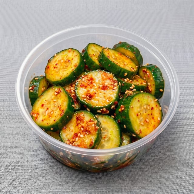 Spicy Cucumber Salad.